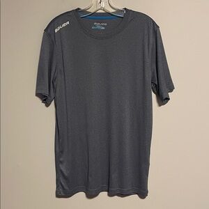 Bauer Bluish Gray T Shirt Size medium